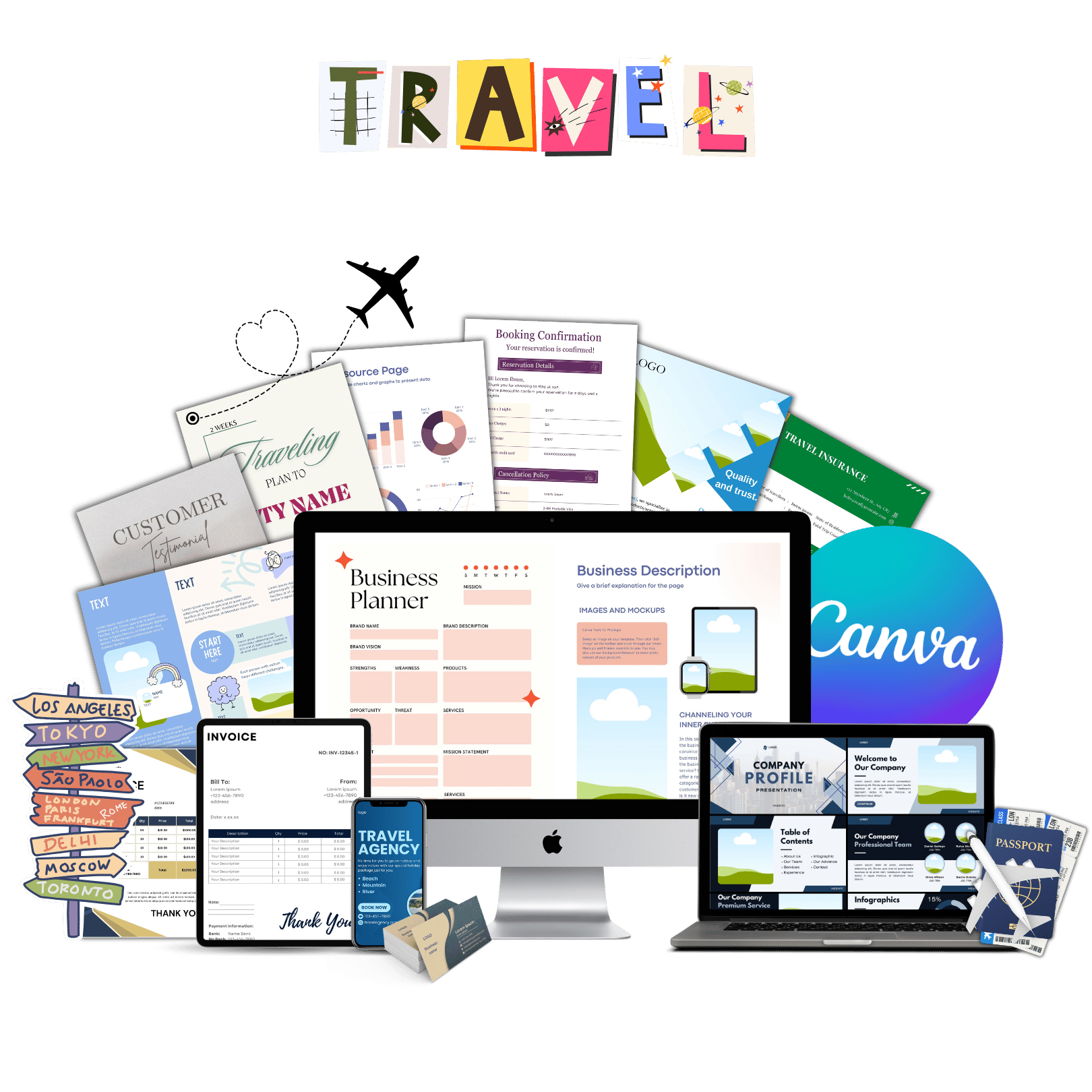 Travel Agency Template Bundle